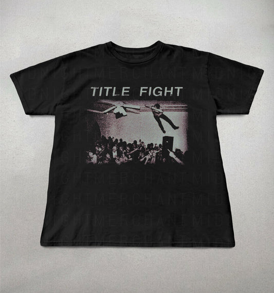 Title Fight Ceiling Fan Shoegaze Band Tees Gothic Grunge Retro Indie Band Tees (1)