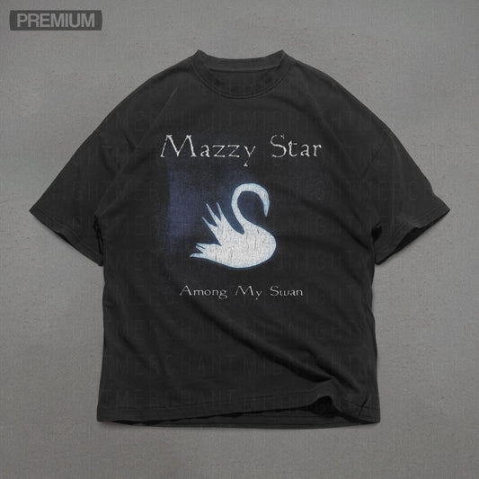 Mazzy Star Among Swan Comfort Colors Mazzy Star Baggy Band Tees 90s Band (1)