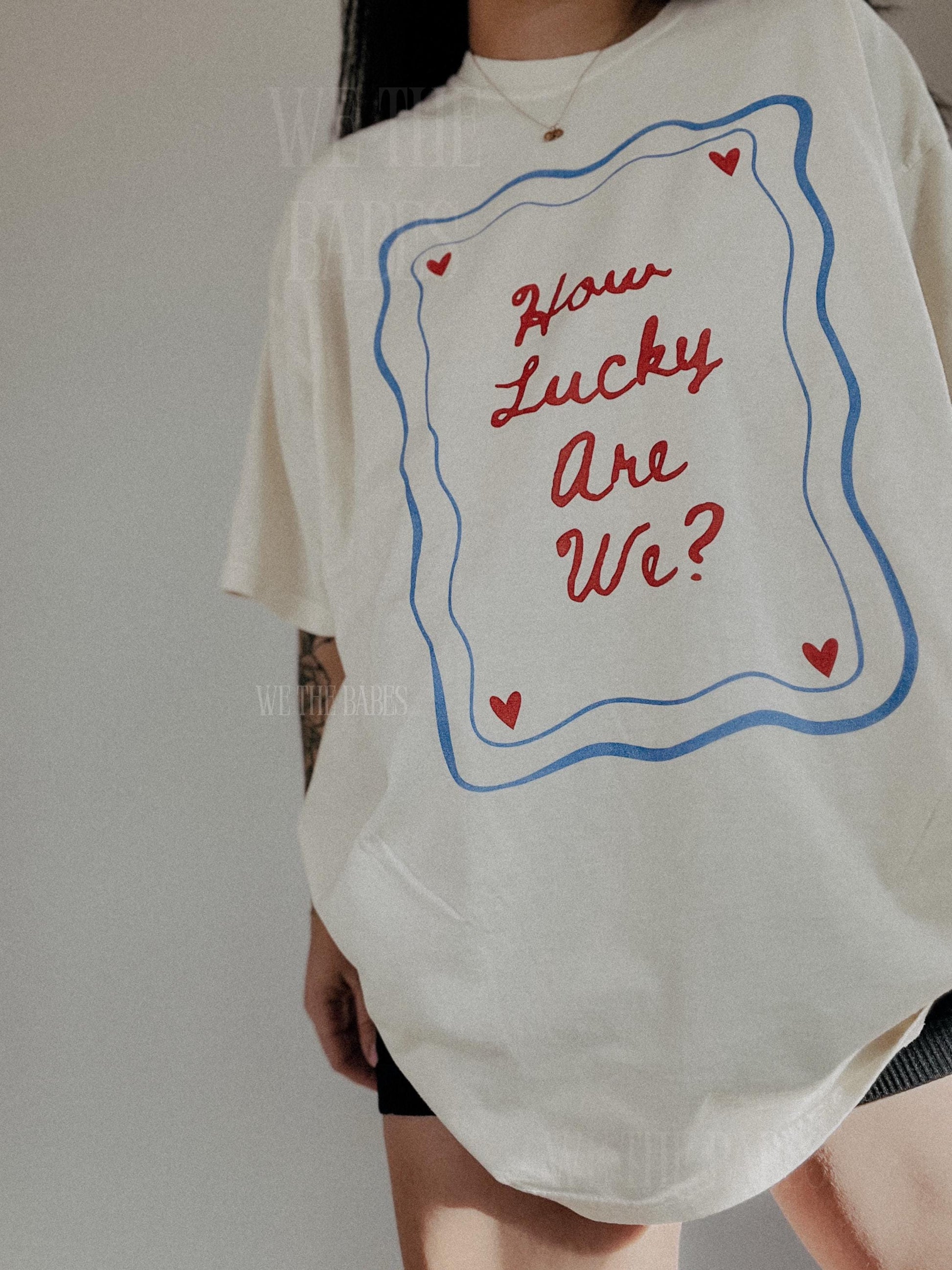 Lucky Wedding Honeymoon Valentines Day Comfort Colors Unisex T-shirt, Sweatshirt, Hoodie (1)