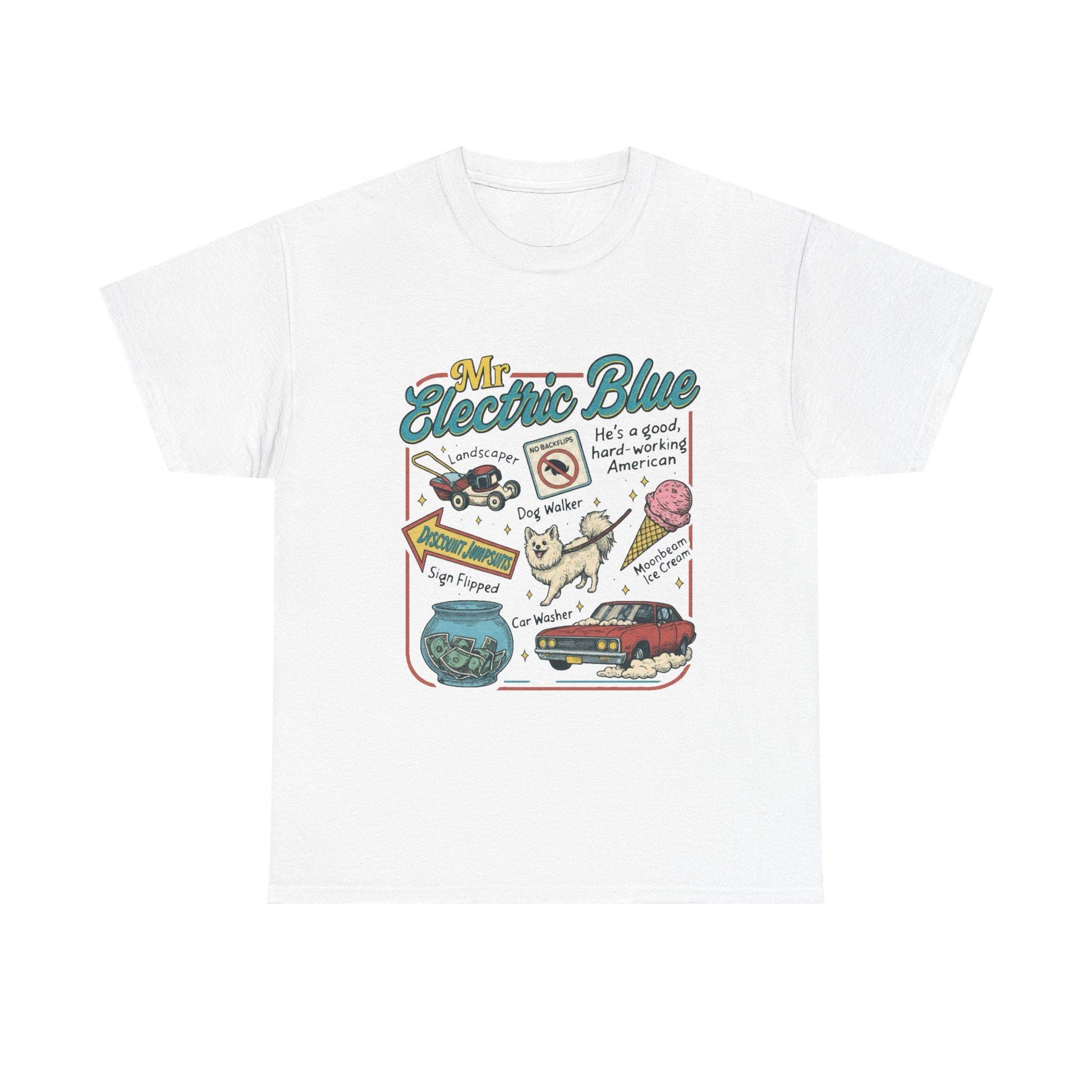 Mr Electric Blue Moonbeam Ice Cream Concert Tee Music Lovers (1)