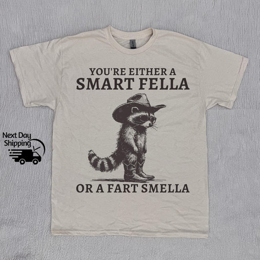 Retro Smart Fella Raccoon 90s Raccoon Vintage Vintage 90s Washed Vintage Distressed (1)
