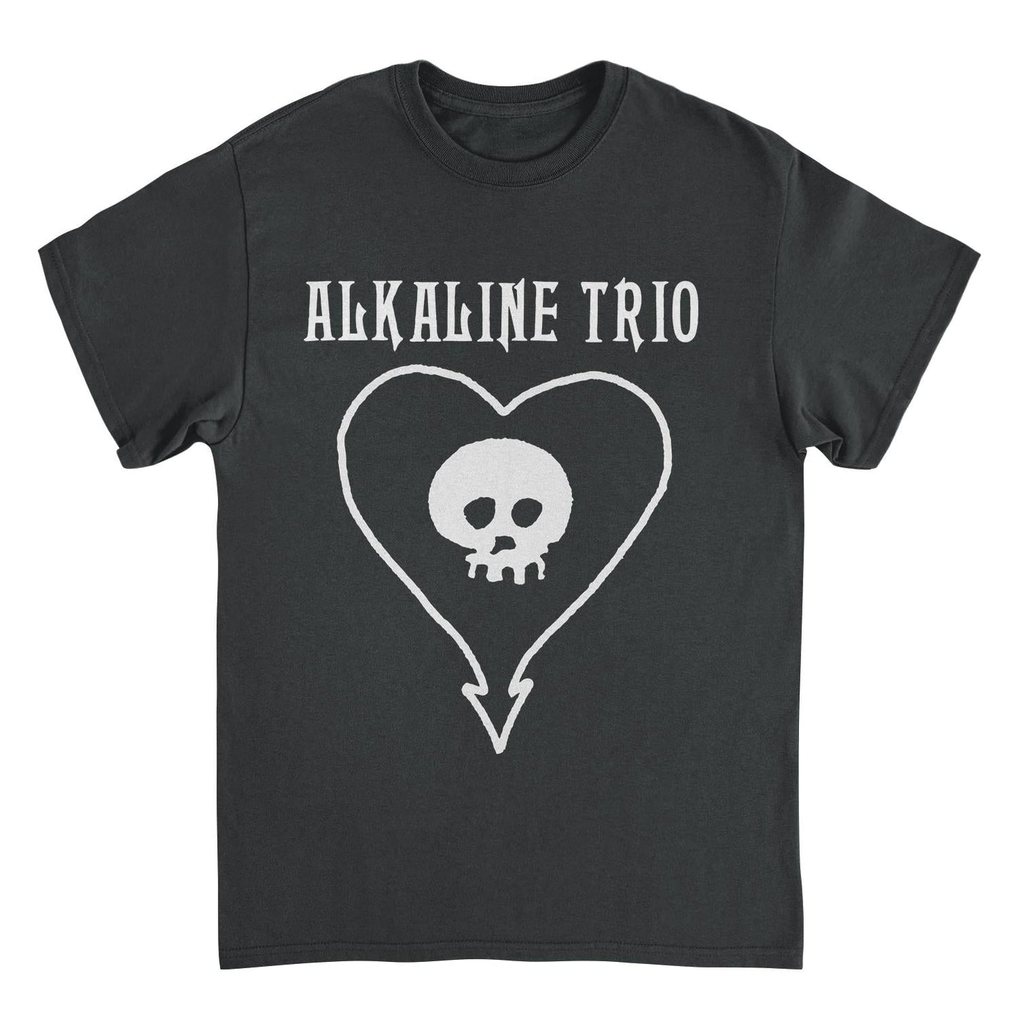 Alkaline Trio Classic Heartskull Mens T Shirt Black Style001