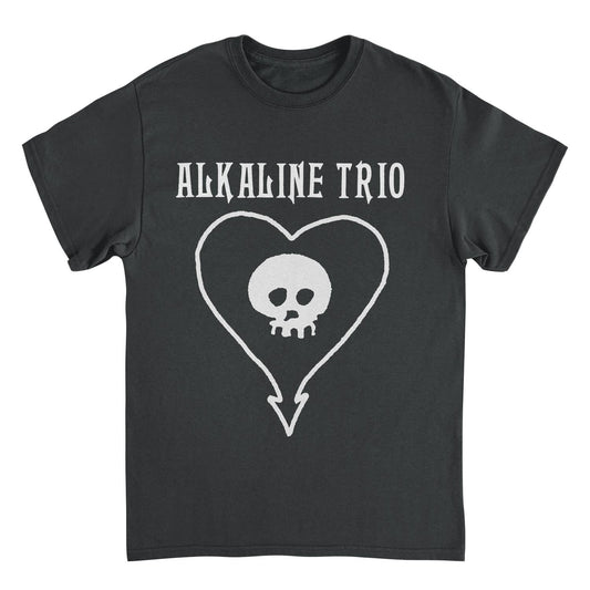 Alkaline Trio Classic Heartskull Mens T Shirt Black Style001