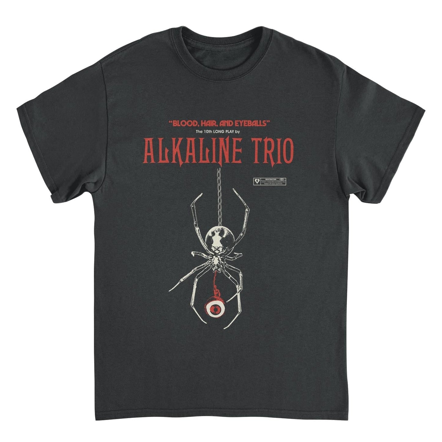Alkaline Trio BHE Spider Mens T Shirt Black