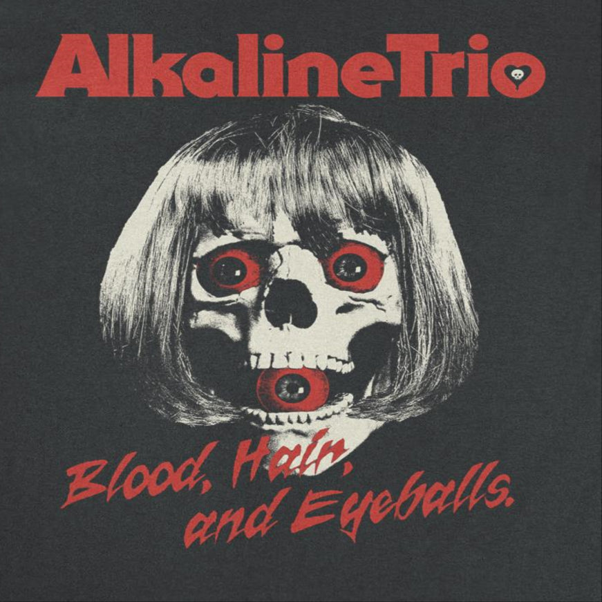 Alkaline Trio Skelly Eyes Mens T Shirt Black