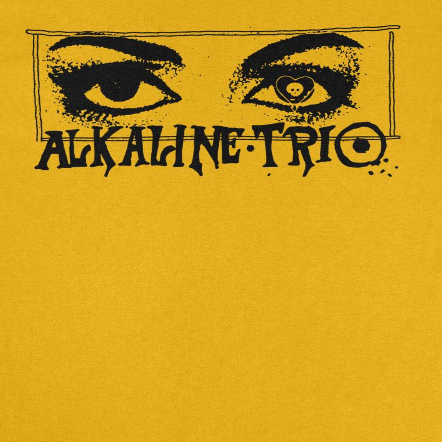 Alkaline Trio Alkaline Stare Mens T Shirt Gold