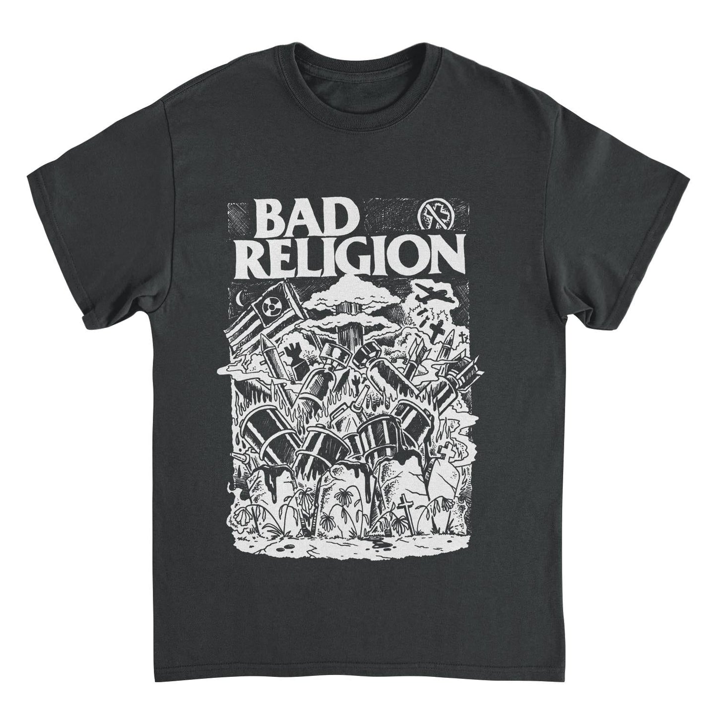 Bad Religion Wasteland Mens T Shirt Black