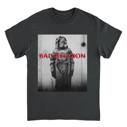 Bad Religion Hazmat Stranger Than Fiction Mens T Shirt Black - clothing by TeeHivey.com (Image 1)