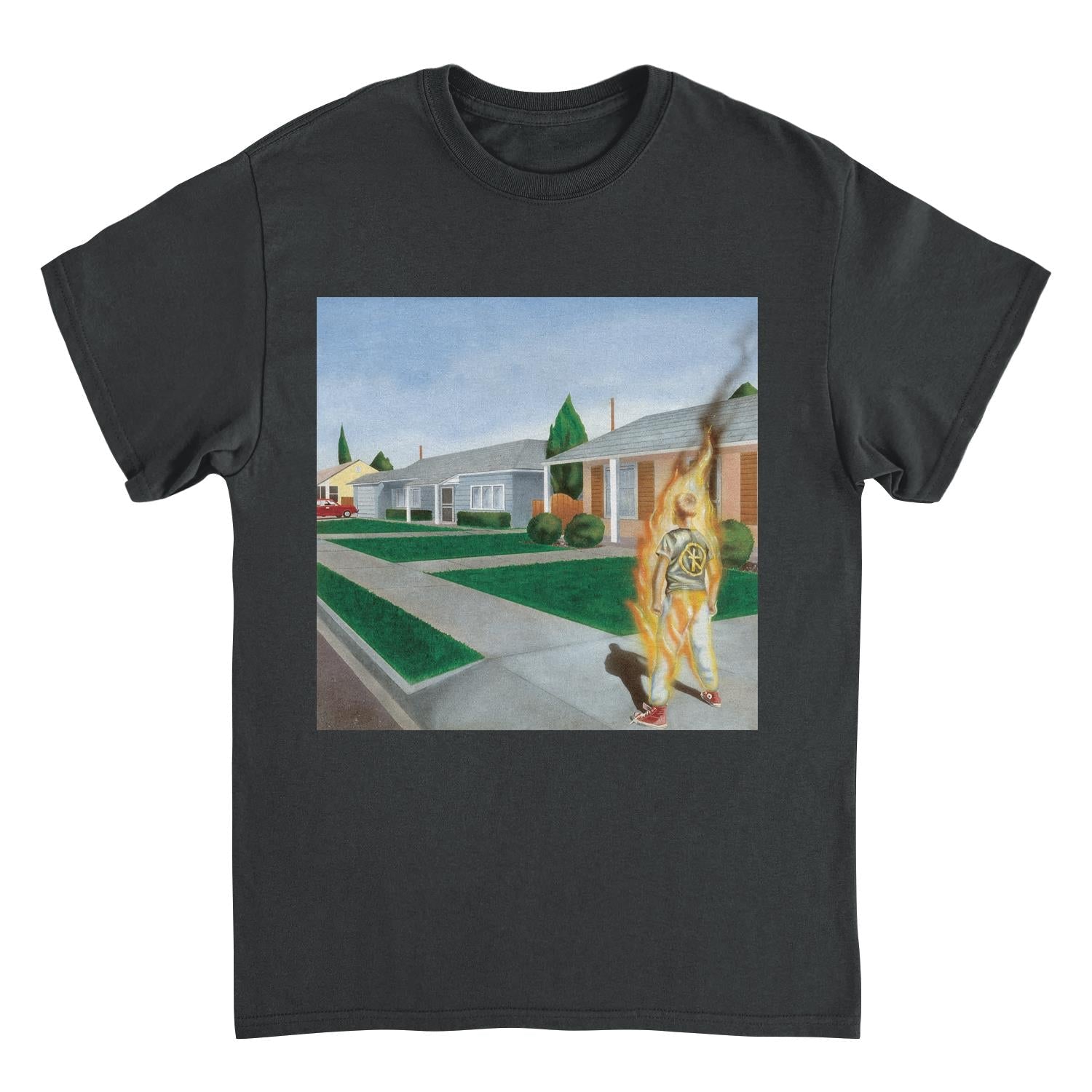 Bad Religion Suffer Album Front Mens T Shirt Black - clothing by TeeHivey.com (Image 1)