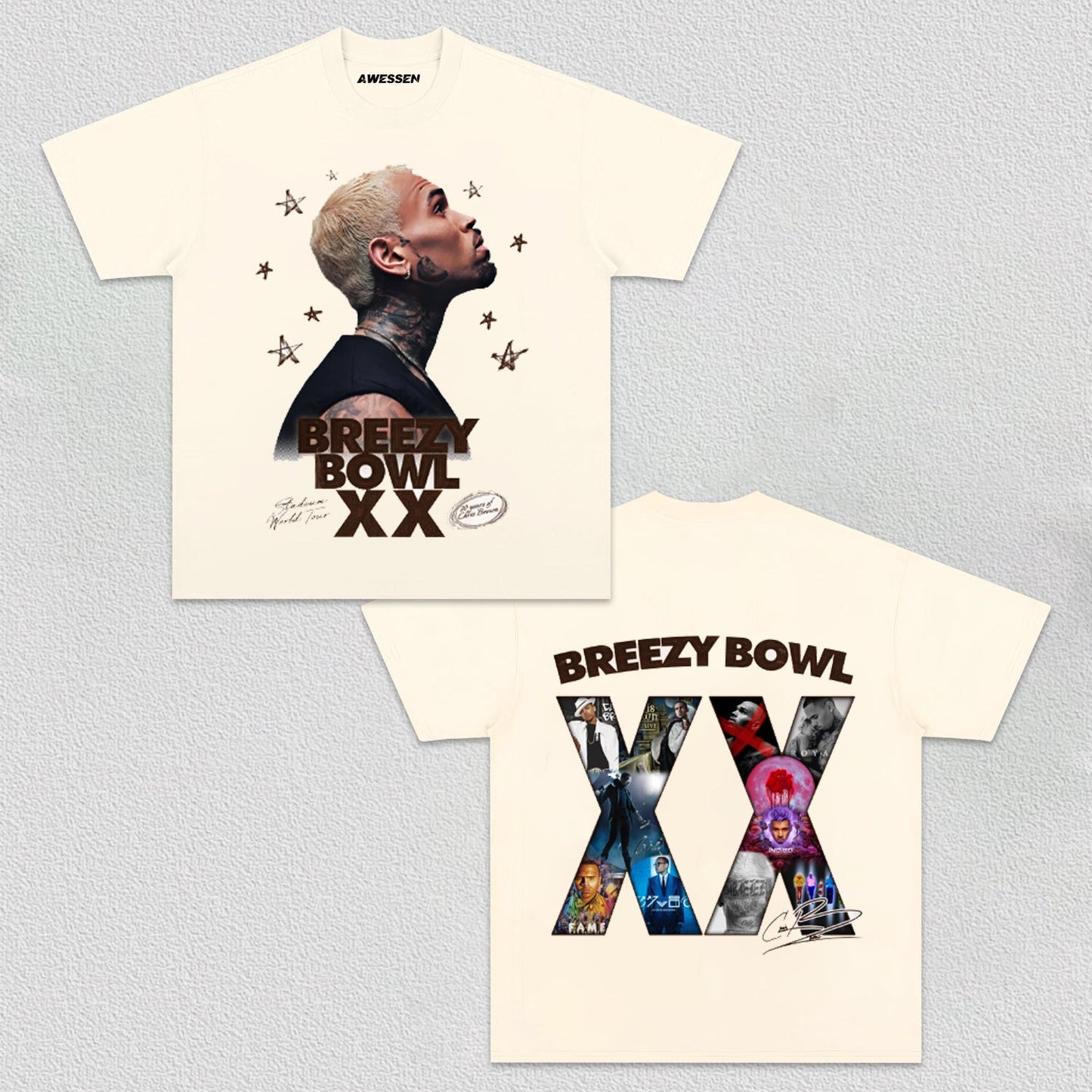CHRIS BROWN  2.2 TEE - clothing by TeeHivey.com (Image 1)