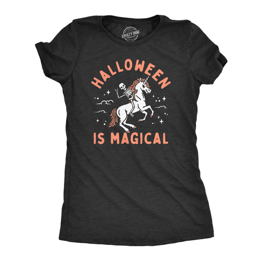 Halloween Is Magical Women's T Shirt - clothing by TeeHivey.com (Image 1)