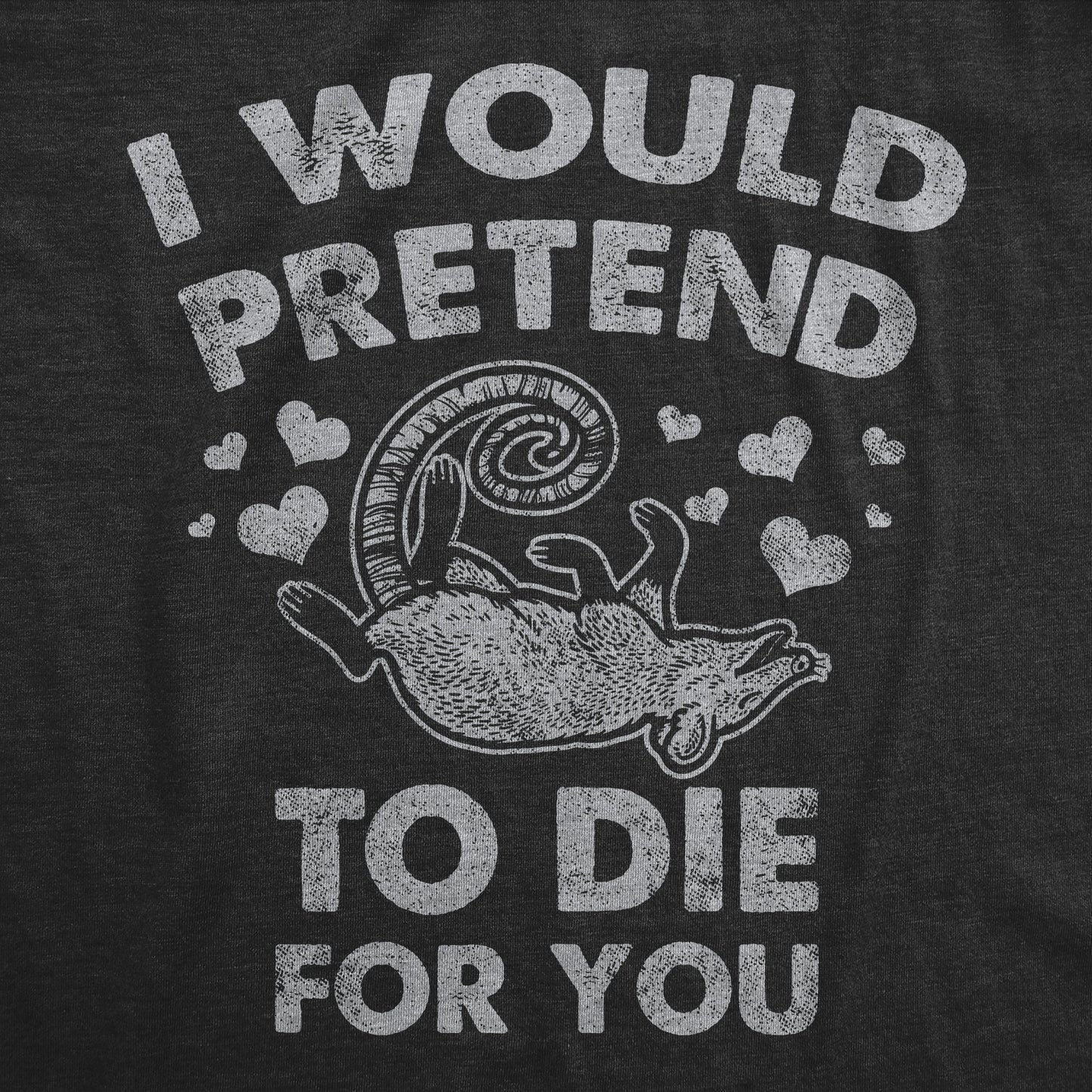 I Would Pretend To Die For You Men's T Shirt