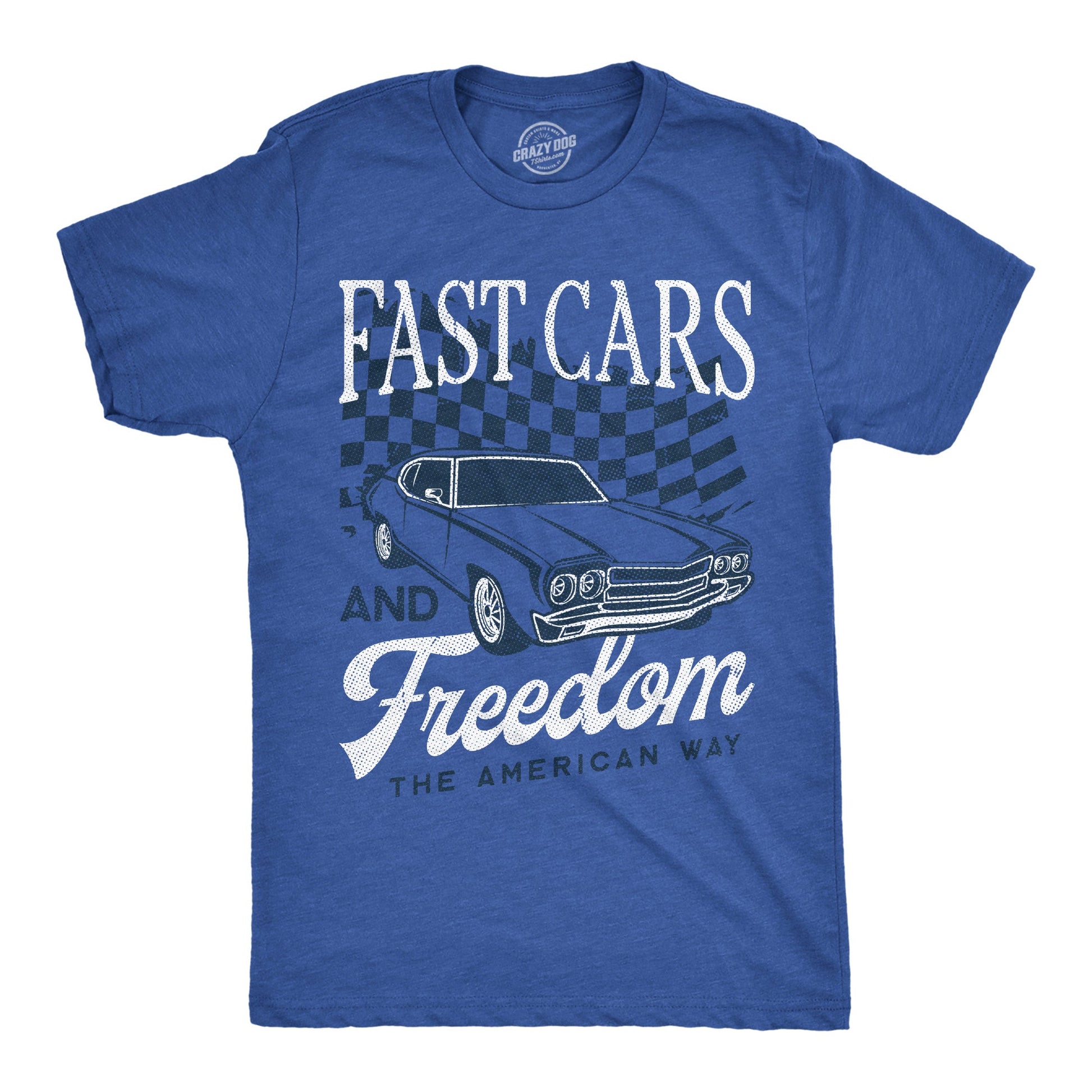 Fast Cars And Freedom Men's T Shirt - clothing by TeeHivey.com (Image 1)