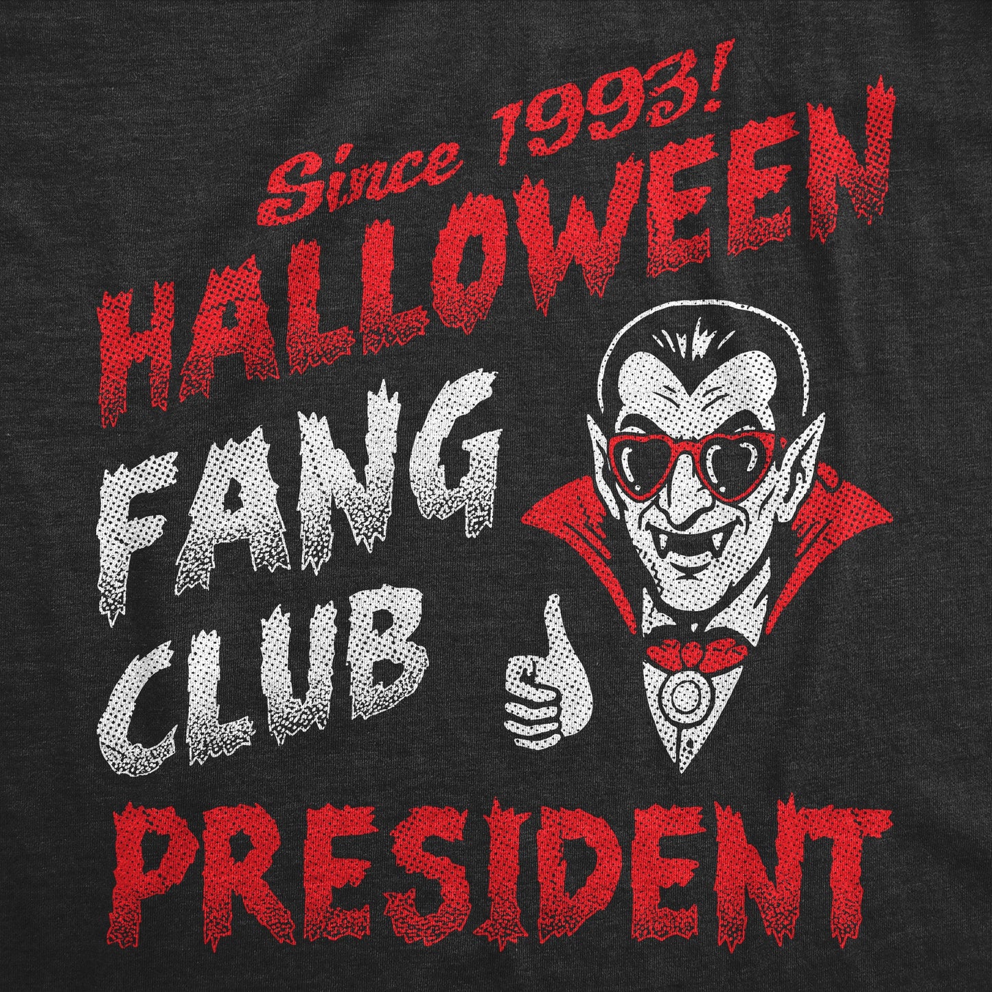 Halloween Fang Club President Men's T Shirt