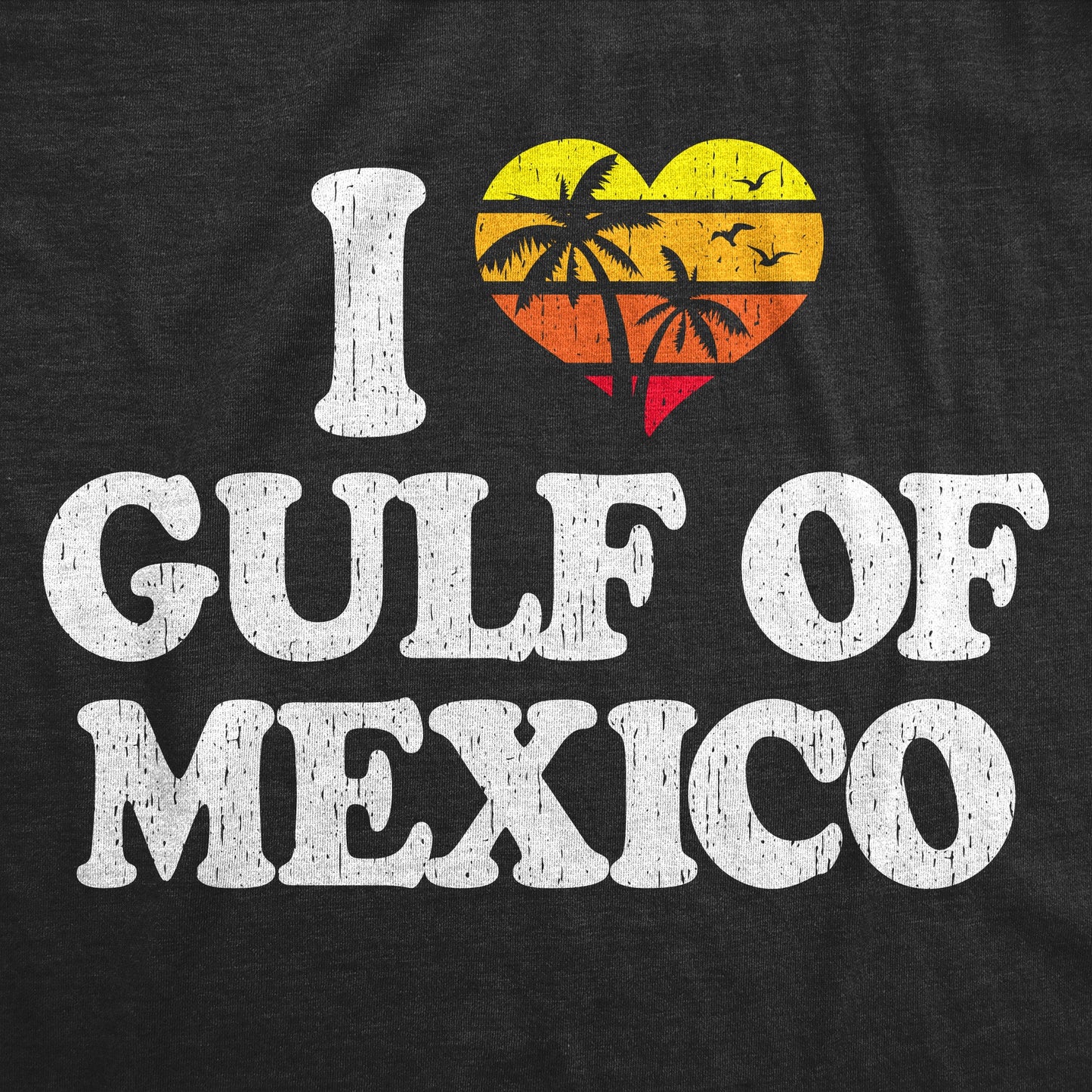 I Heart Gulf Of Mexico Men's T Shirt