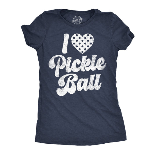 I Heart Pickleball Women's T Shirt