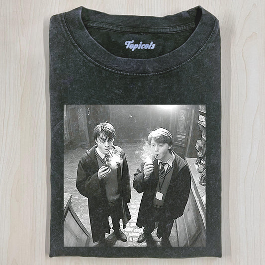 HARRY AND RON SMOKING SHIRT - clothing by TeeHivey.com (Image 1)