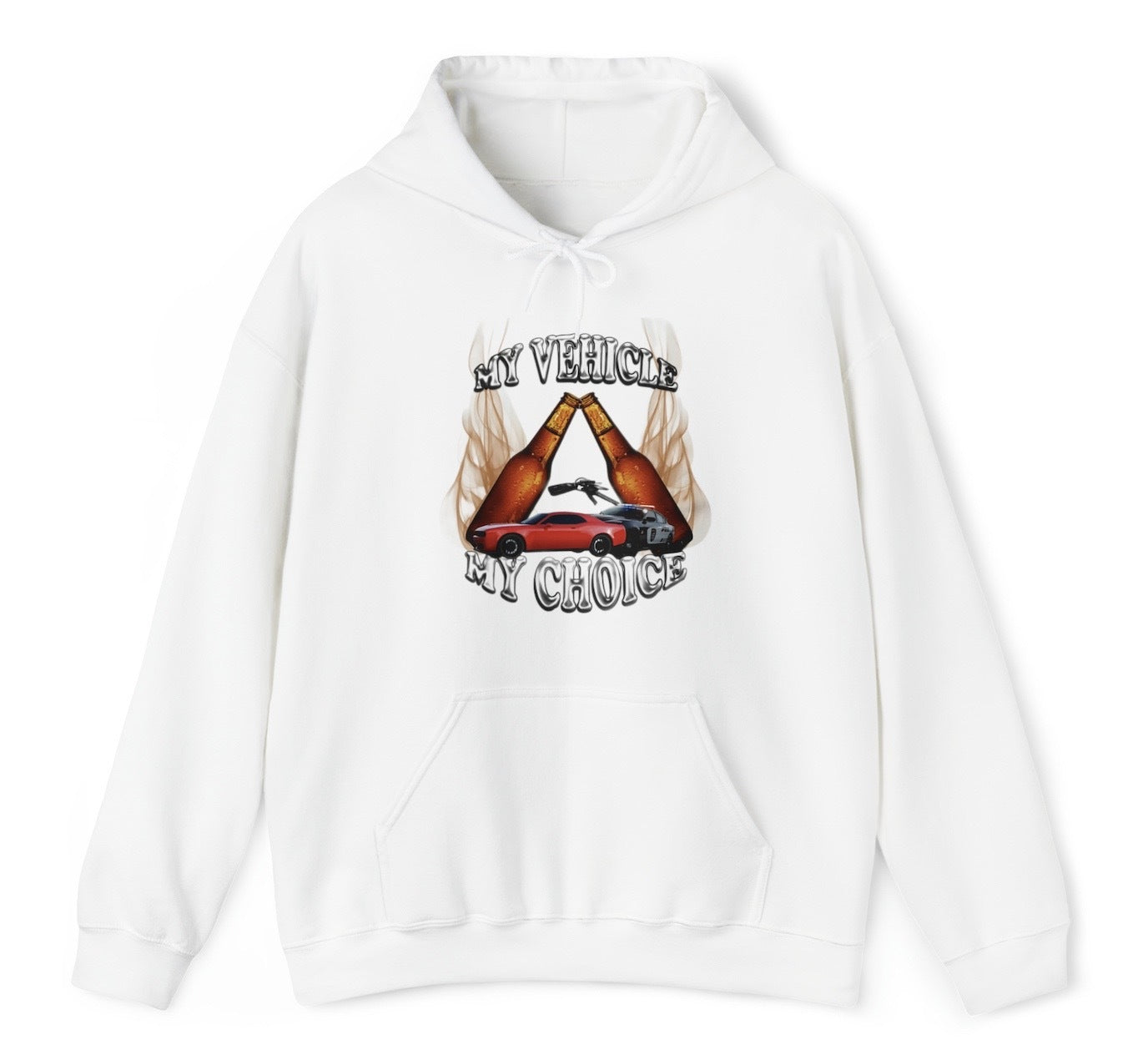 My Vehicle My Choice Hoodie - clothing by TeeHivey.com (Image 1)