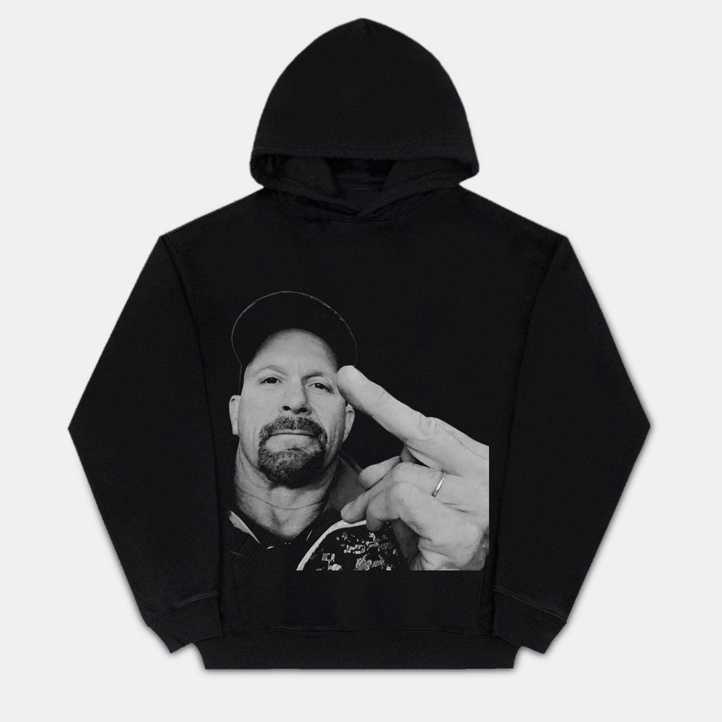 STONE COLD STEVE AUSTIN LONG SLEEVE | HOODIES Style002 - clothing by TeeHivey.com (Image 2)