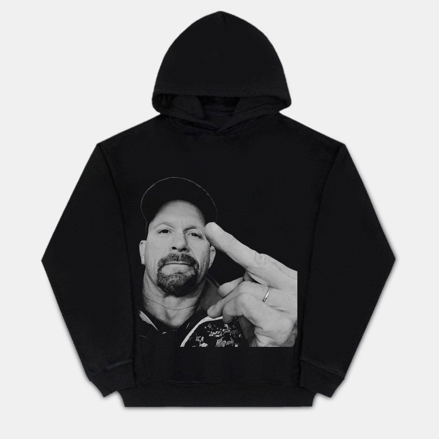 STONE COLD STEVE AUSTIN LONG SLEEVE | HOODIES Style002 - clothing by TeeHivey.com (Image 2)