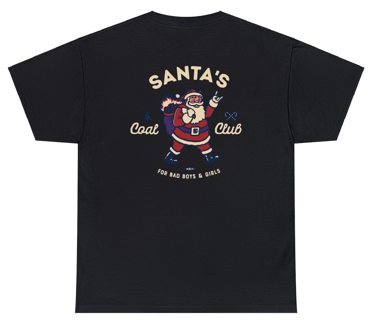 Santa's Coal Club Tee - clothing by TeeHivey.com (Image 3)