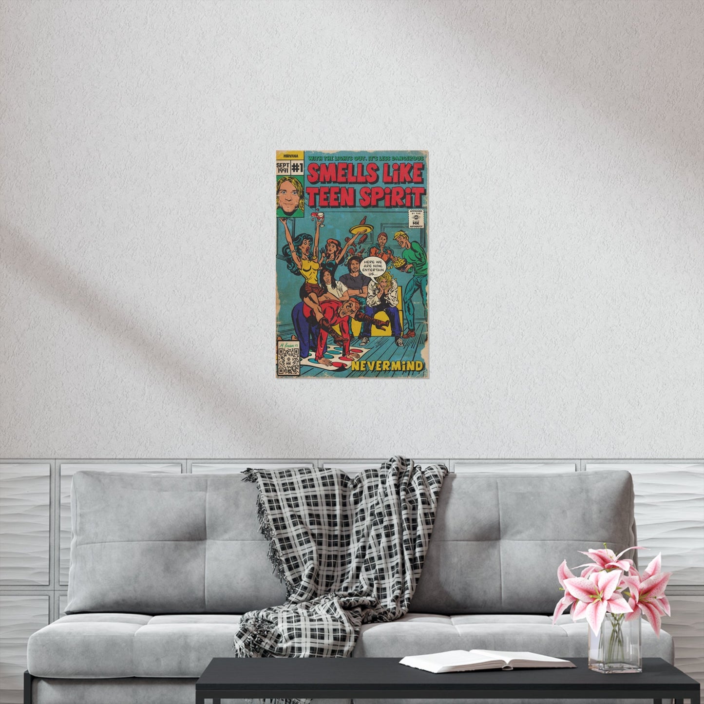 Smells Like Teen Spirit -  Vertical Matte Poster - clothing by TeeHivey.com (Image 4)