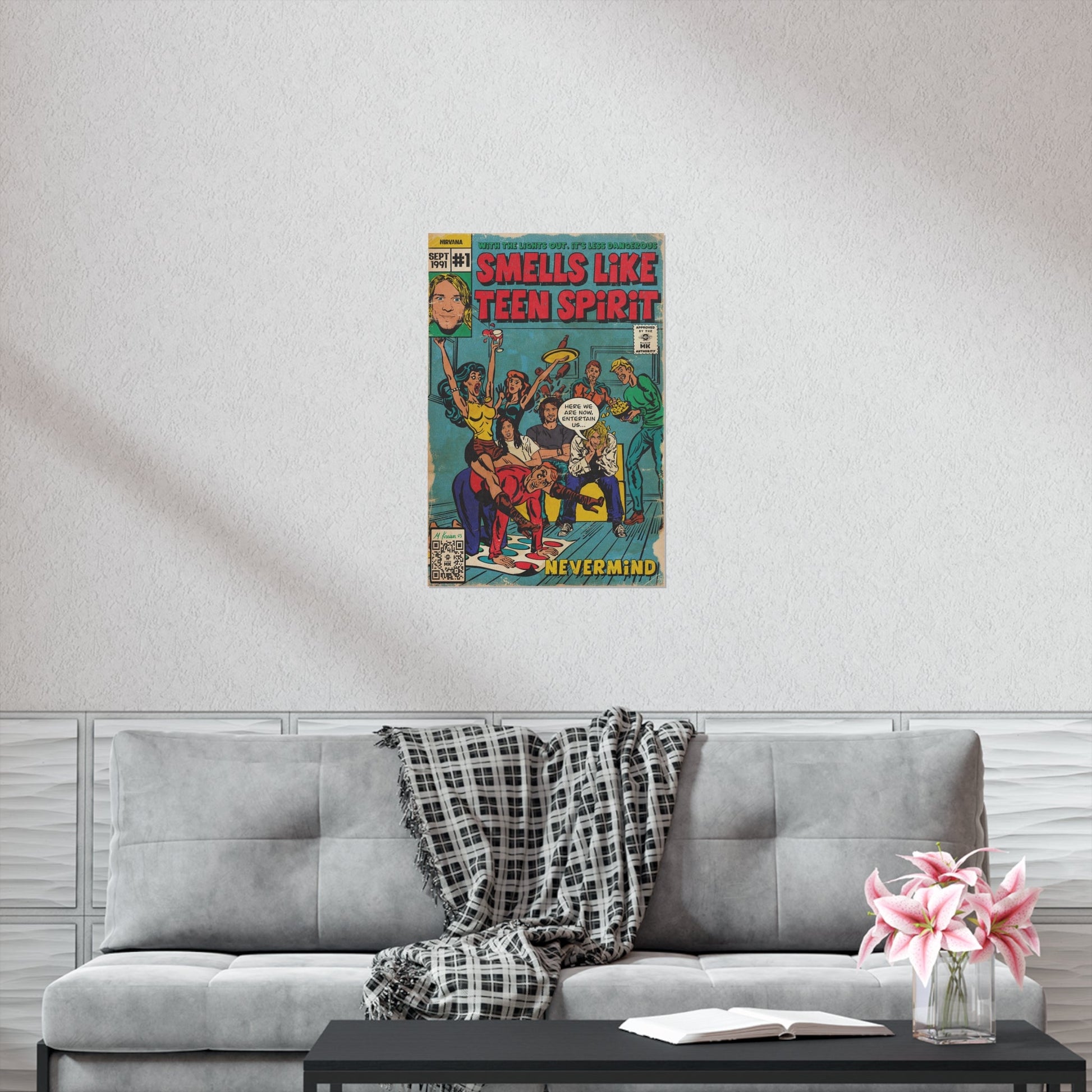 Smells Like Teen Spirit -  Vertical Matte Poster - clothing by TeeHivey.com (Image 4)