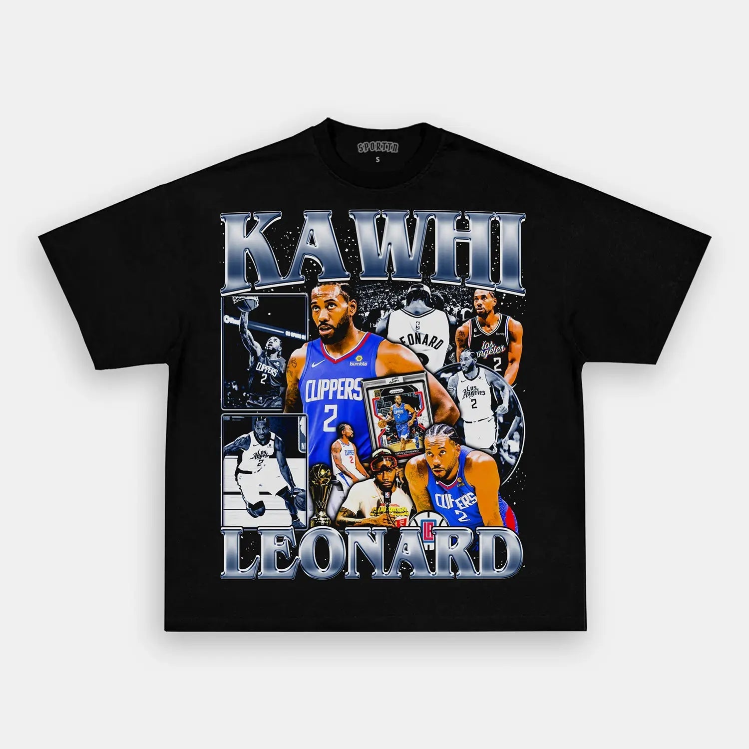 KAWHI LEONARD V2 TEE - clothing by TeeHivey.com (Image 1)