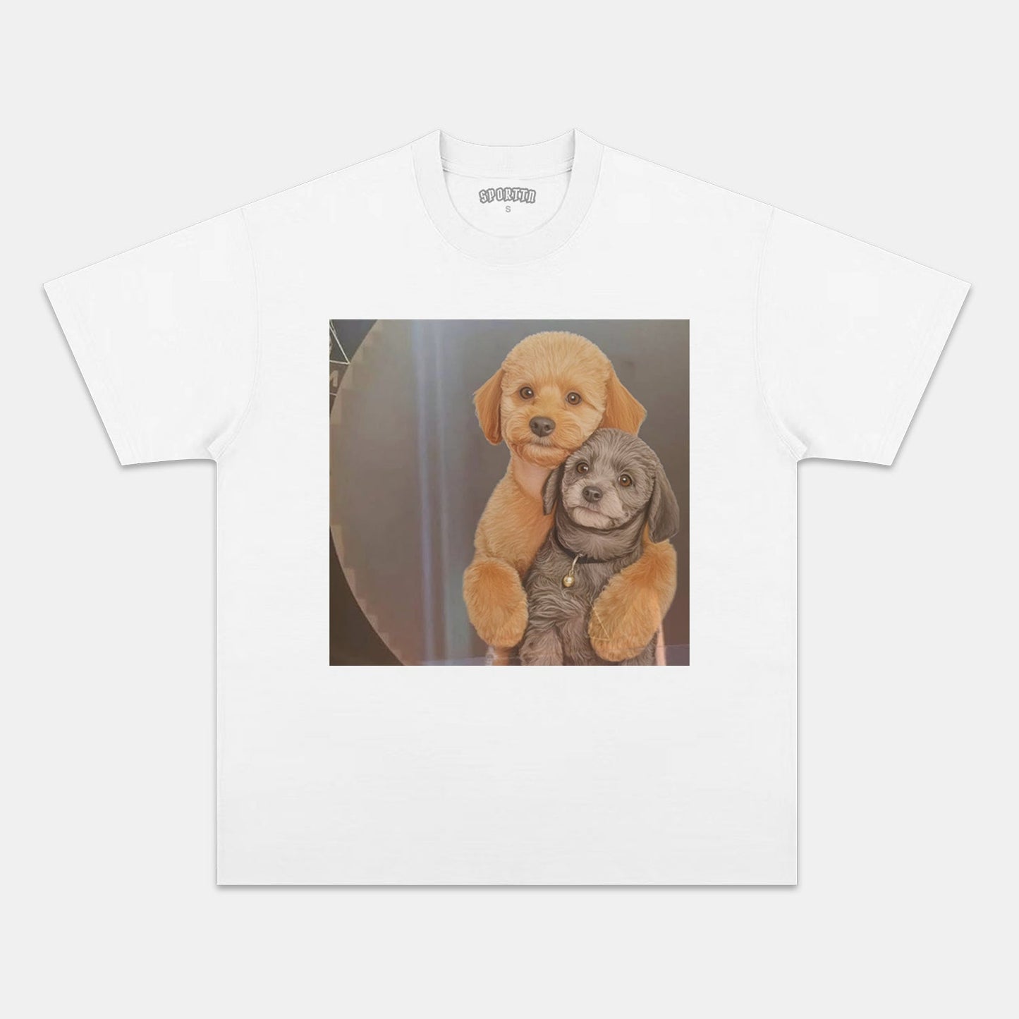 EMBRACING DOG TEE
