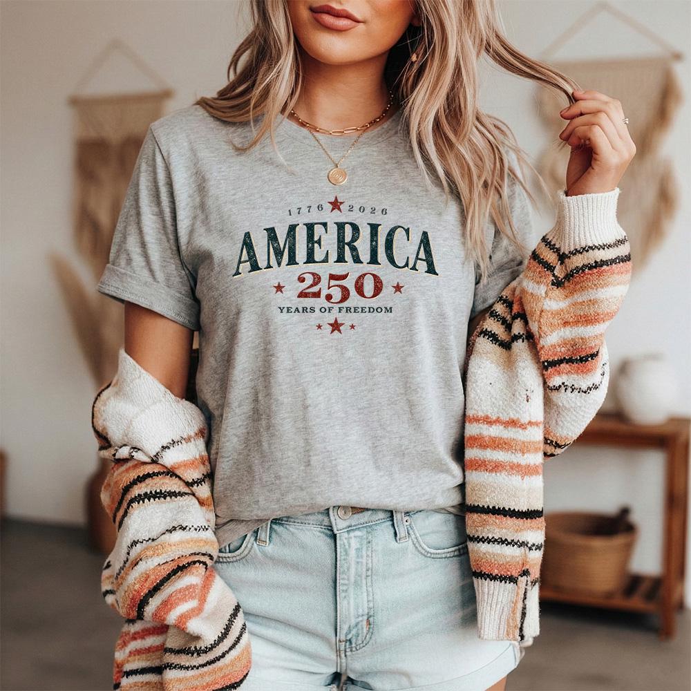 250 Years Freedom Bella Canvas Retro American Flag Usa Flag 4th July Proud Patriotic American (2)