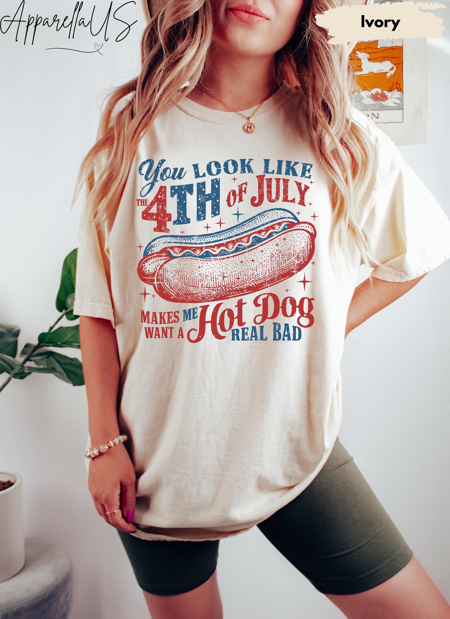 Comfort Colors Like 4th July Dog Tee July 4th Fourth July Dog Lover Patriotic (2)