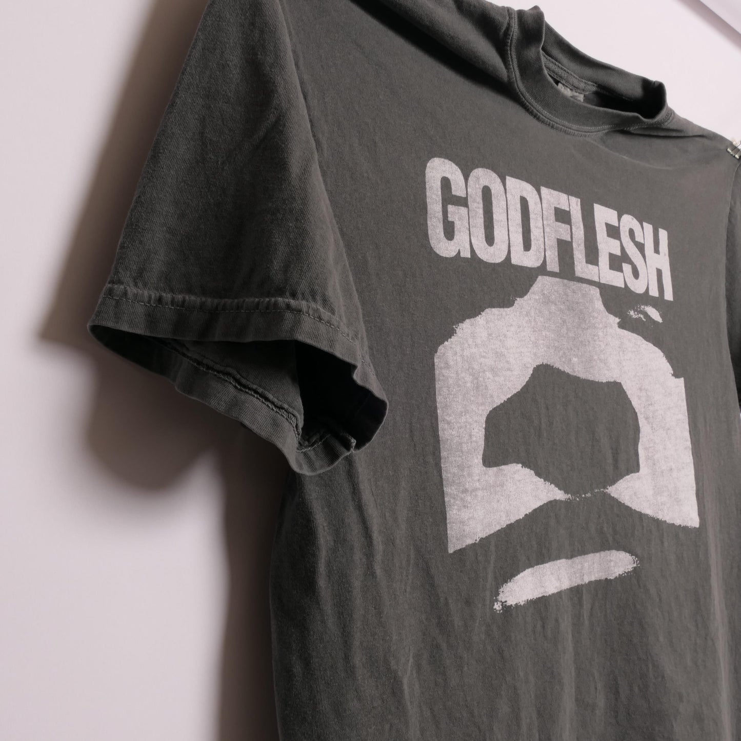 Godflesh Band Tee Industrial Post Metal Experimental Metal Swordfish Ultra Faded Boxy Glam Rock Alternative Heavyweigh Medium (2)