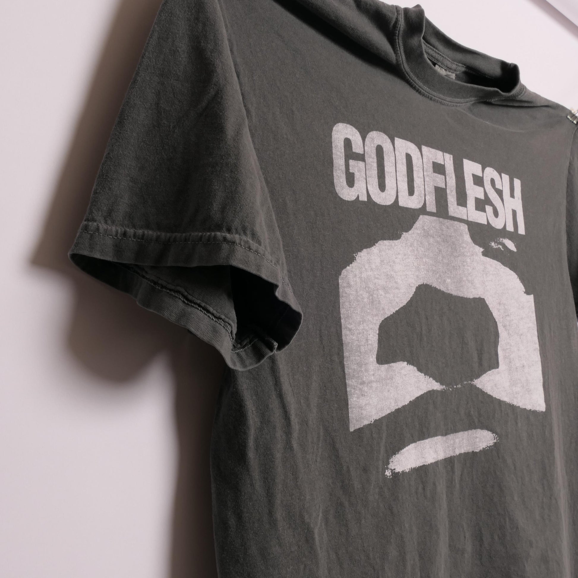 Godflesh Band Tee Industrial Post Metal Experimental Metal Swordfish Ultra Faded Boxy Glam Rock Alternative Heavyweigh Medium (2)