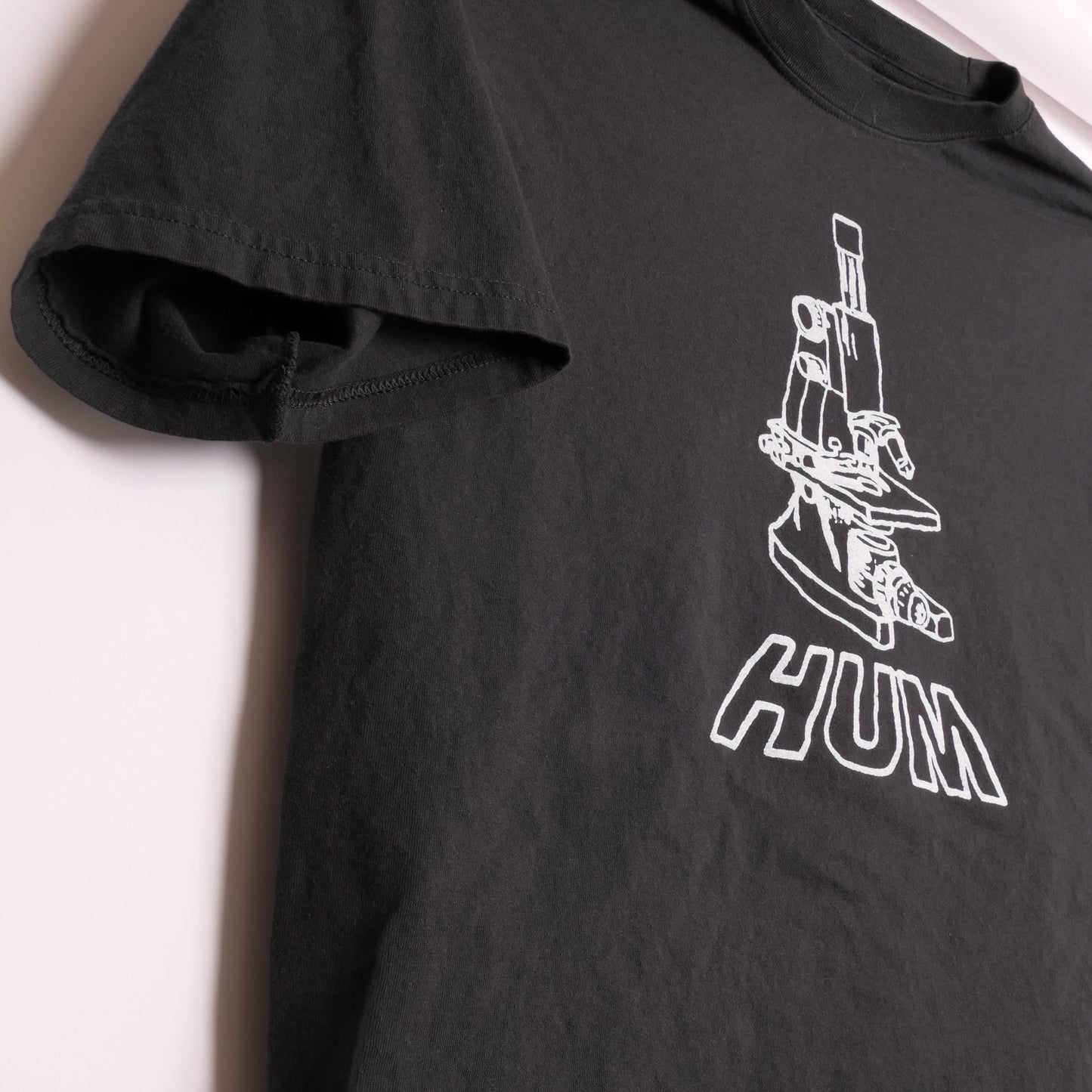 Hum Microscope Logo Tee 12 Inch Records Band Astronaut Tour Metal Post Punk Alternative Rock Grunge Album Shoegaze Xl (2)
