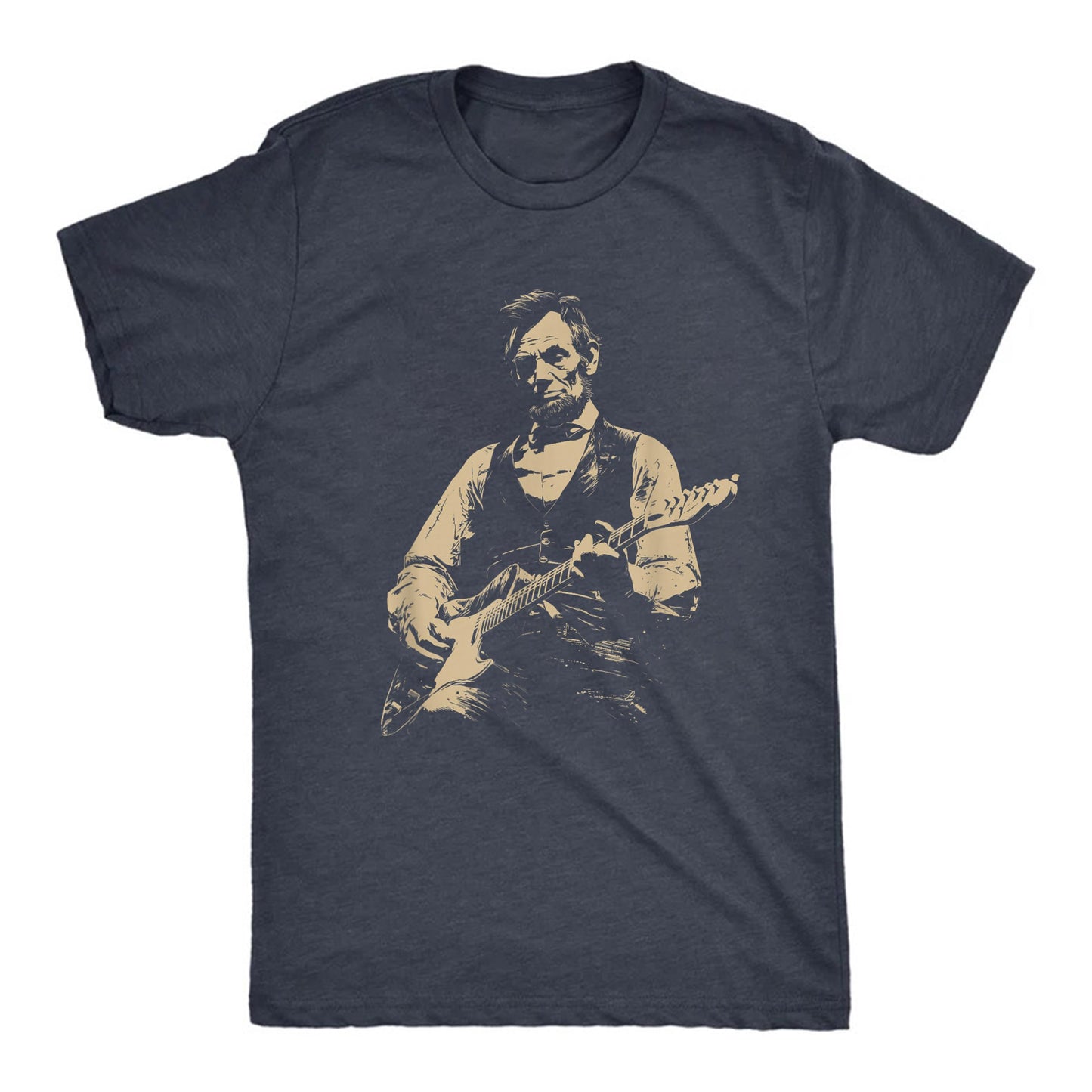 Abraham Lincoln Guitar Retro Political Humor Tee Unisex T-shirt, Sweatshirt, Hoodie (2)