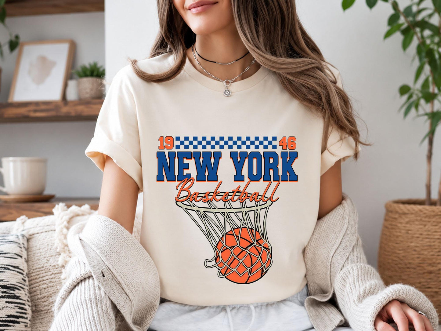 York Basketball 2026 Champions Retro Ny Finals Bound Tee York Basketball Game Day Ny Fan (2)