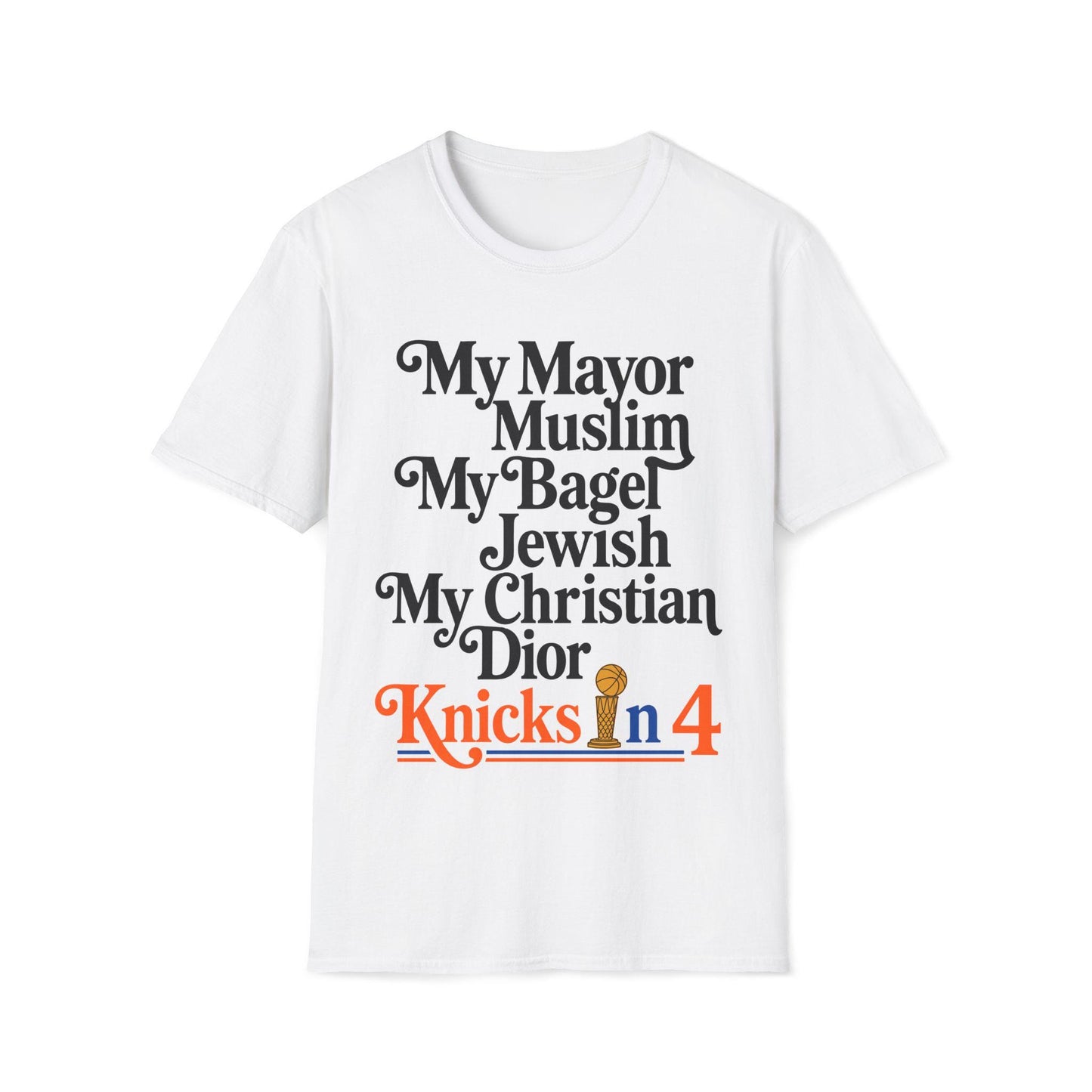 Mayor Muslim Bagel Jewish Knicks Quote Unisex T-shirt, Sweatshirt, Hoodie (2)