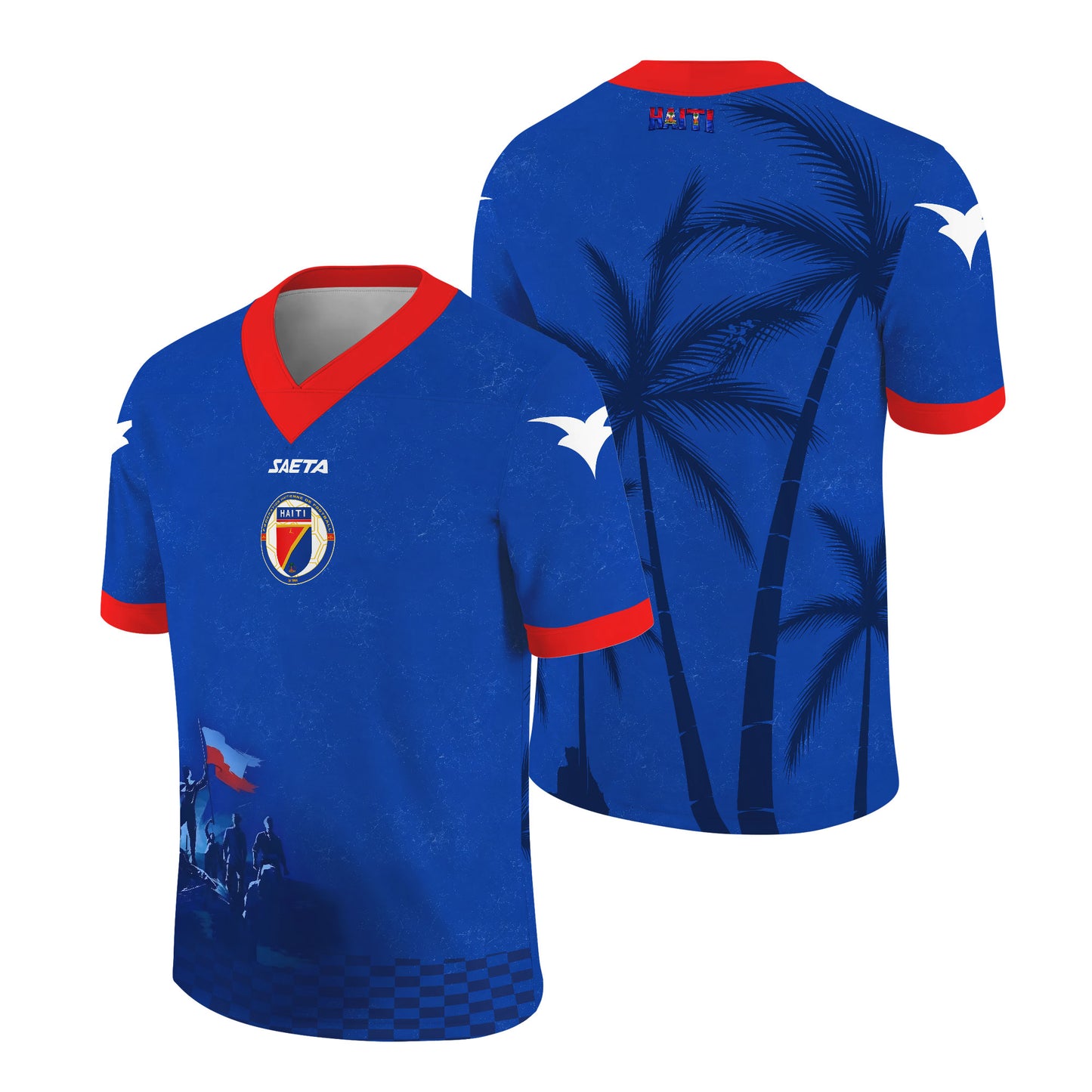 Haiti Football Jersey 2026 World Cup Fan Blue Soccer Football Jersey