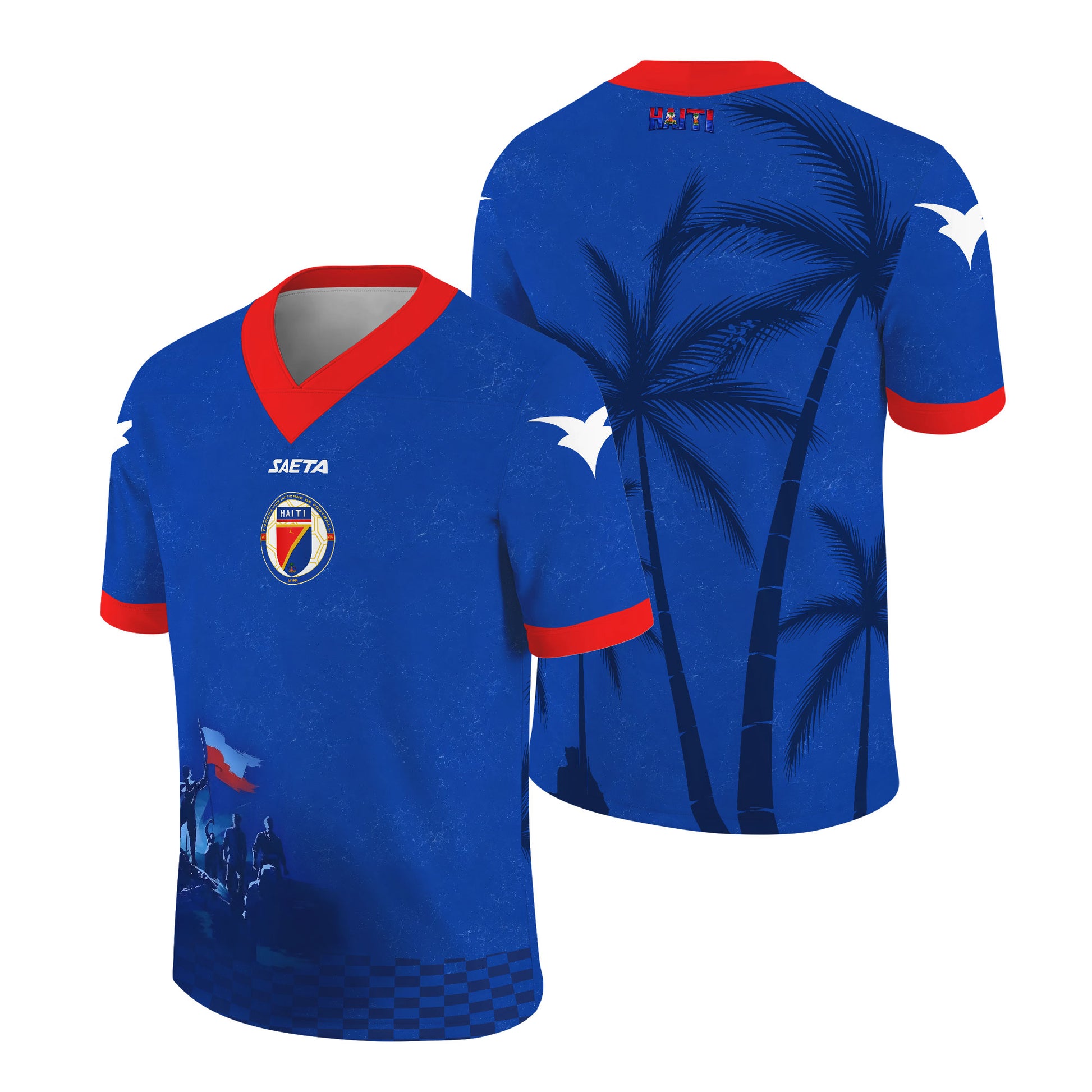 Haiti Football Jersey 2026 World Cup Fan Blue Soccer Football Jersey