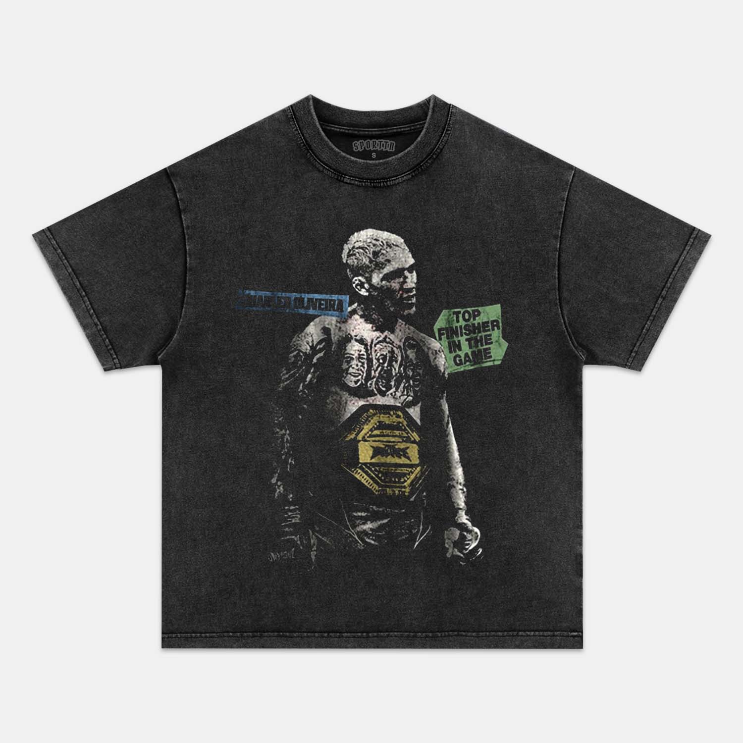 CHARLES OLIVEIRA V8 TEE - clothing by TeeHivey.com (Image 2)