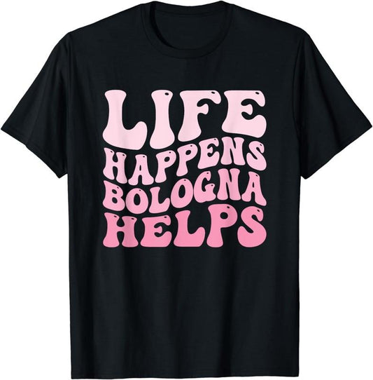 [100% Cotton]Baloney Sausage Bologna Beef Meat Fried Bologna Sandwich T-Shirt