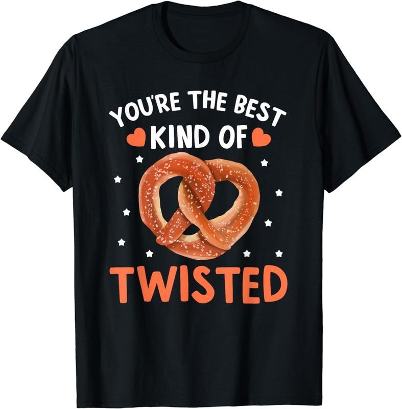 [100% Cotton]Best Kind Of Twisted Soft Pretzels German Pretzel Lovers T-Shirt