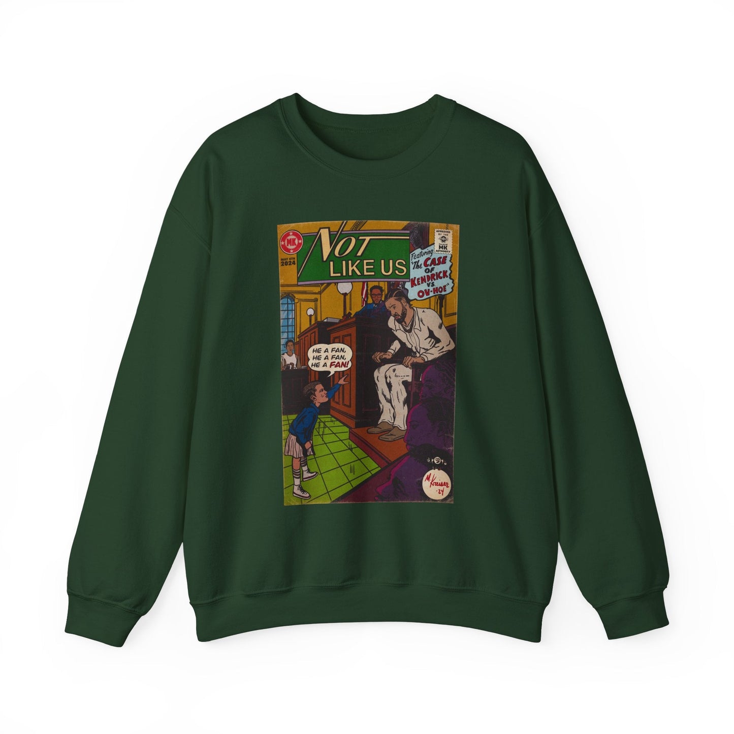 Not Like Us - Unisex Heavy Blendâ„¢ Crewneck Sweatshirt