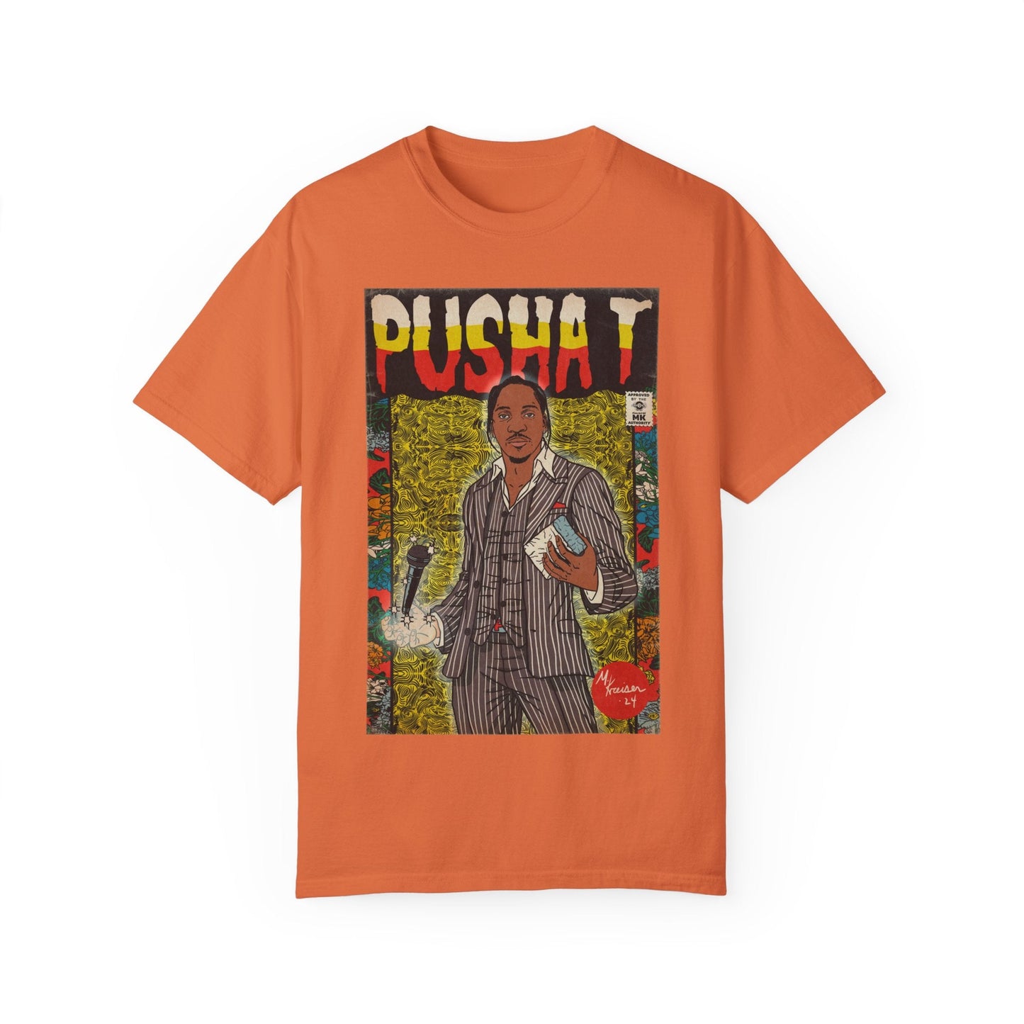 Push - Comic Book Art - Unisex Comfort Colors T-shirt