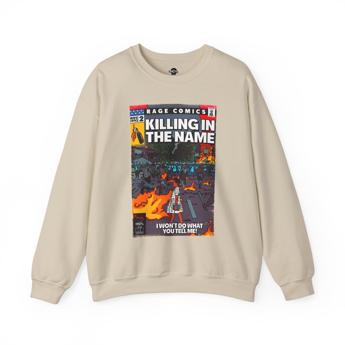 Rage - Killing In the Name - Unisex Heavy Blendâ„¢ Crewneck Sweatshirt
