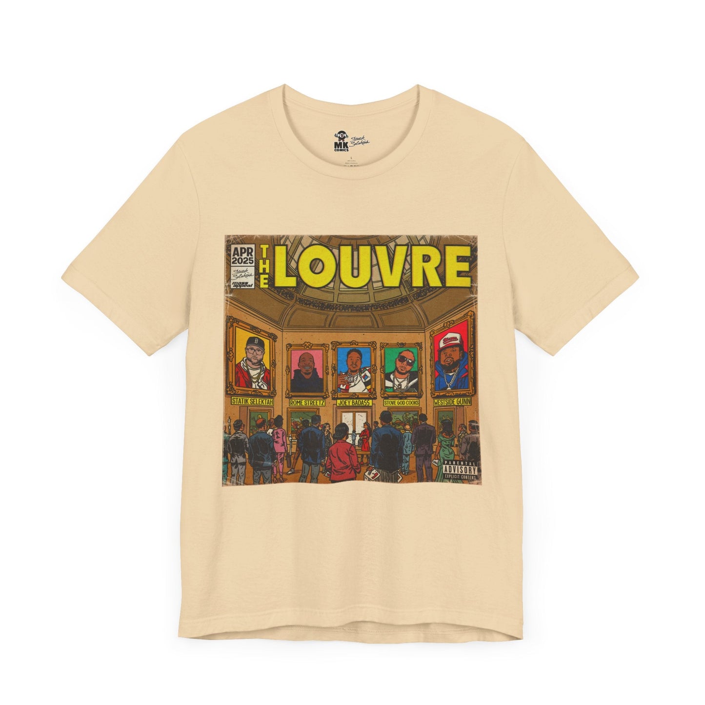 The Louvre - Statik Selektah & MK Collab - Unisex Jersey Short Sleeve Tee