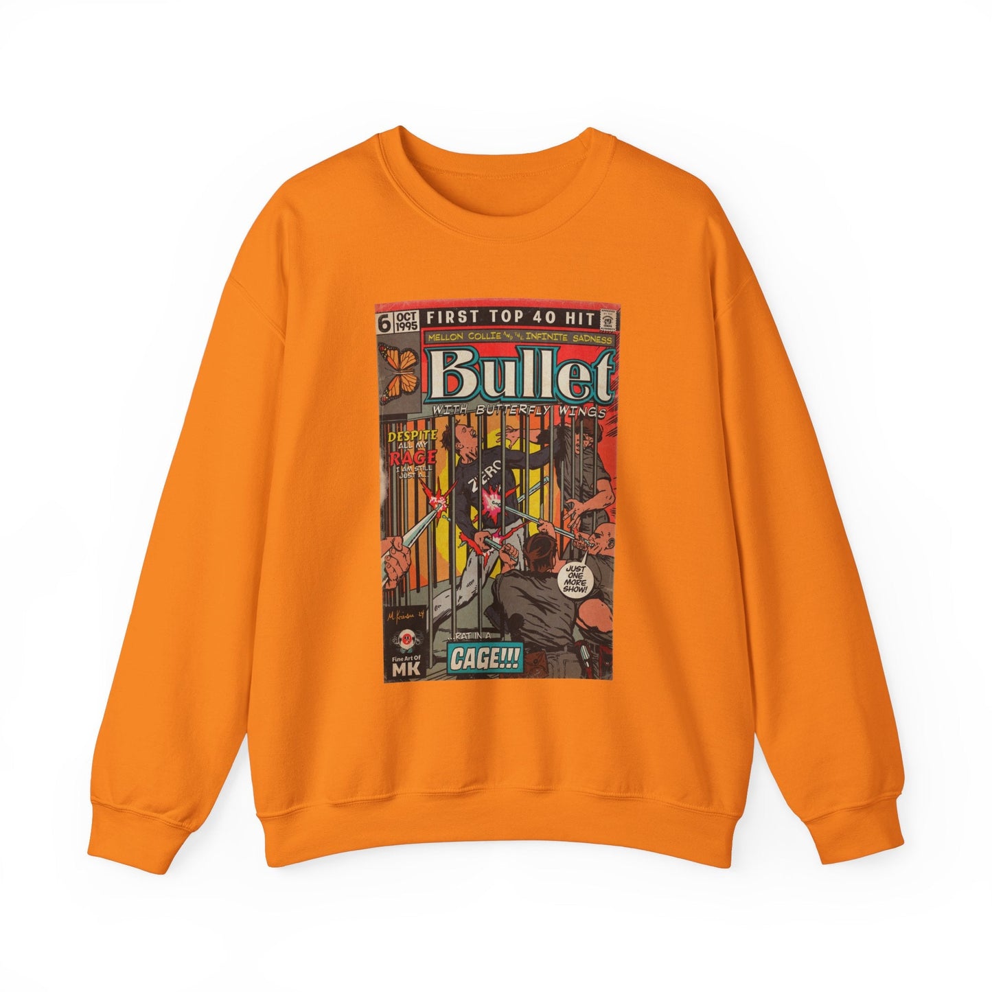 Bullet With Butterfly Wings - Unisex Heavy Blendâ„¢ Crewneck Sweatshirt