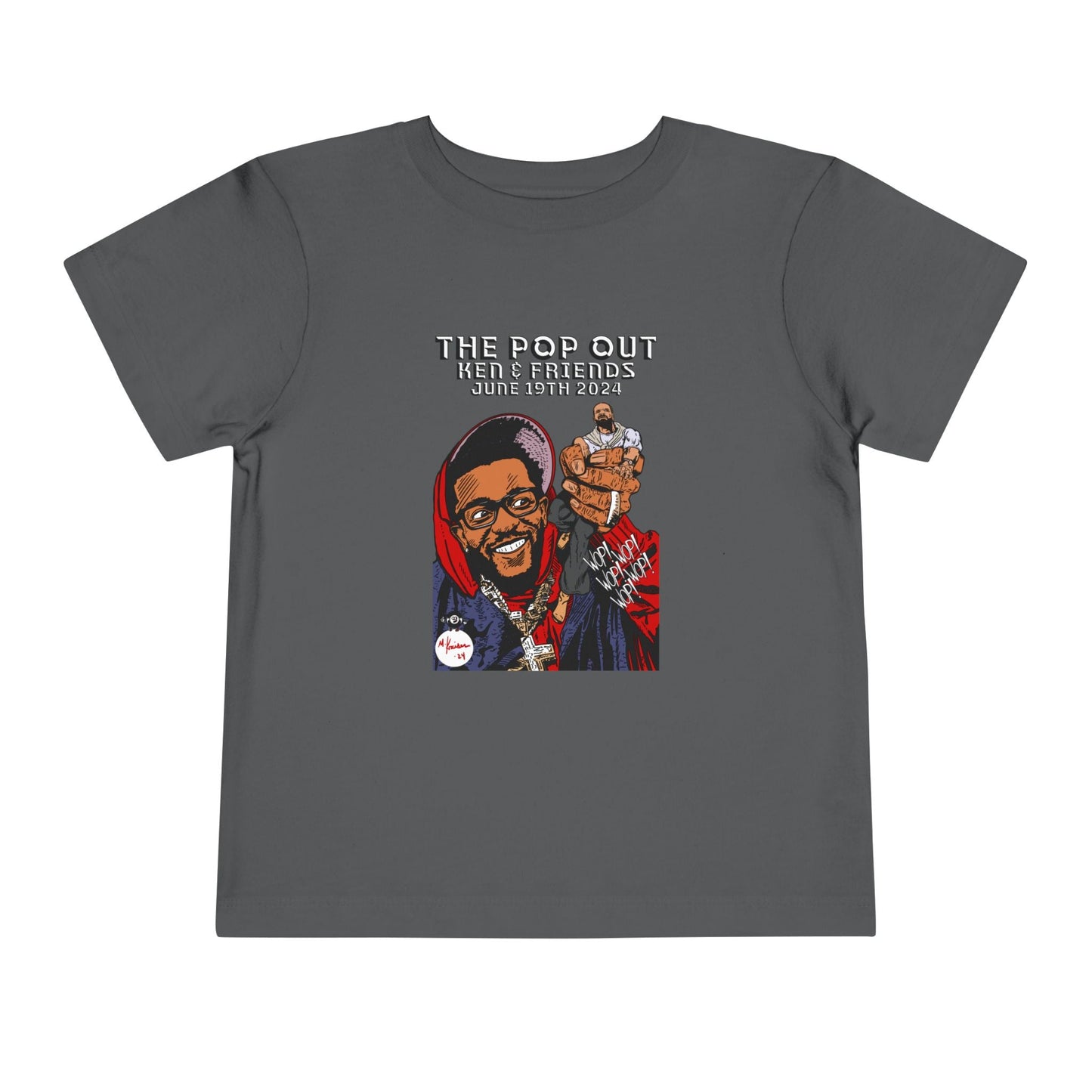 The Pop Out - Toddler Short Sleeve Tee - clothing by TeeHivey.com (Image 2)