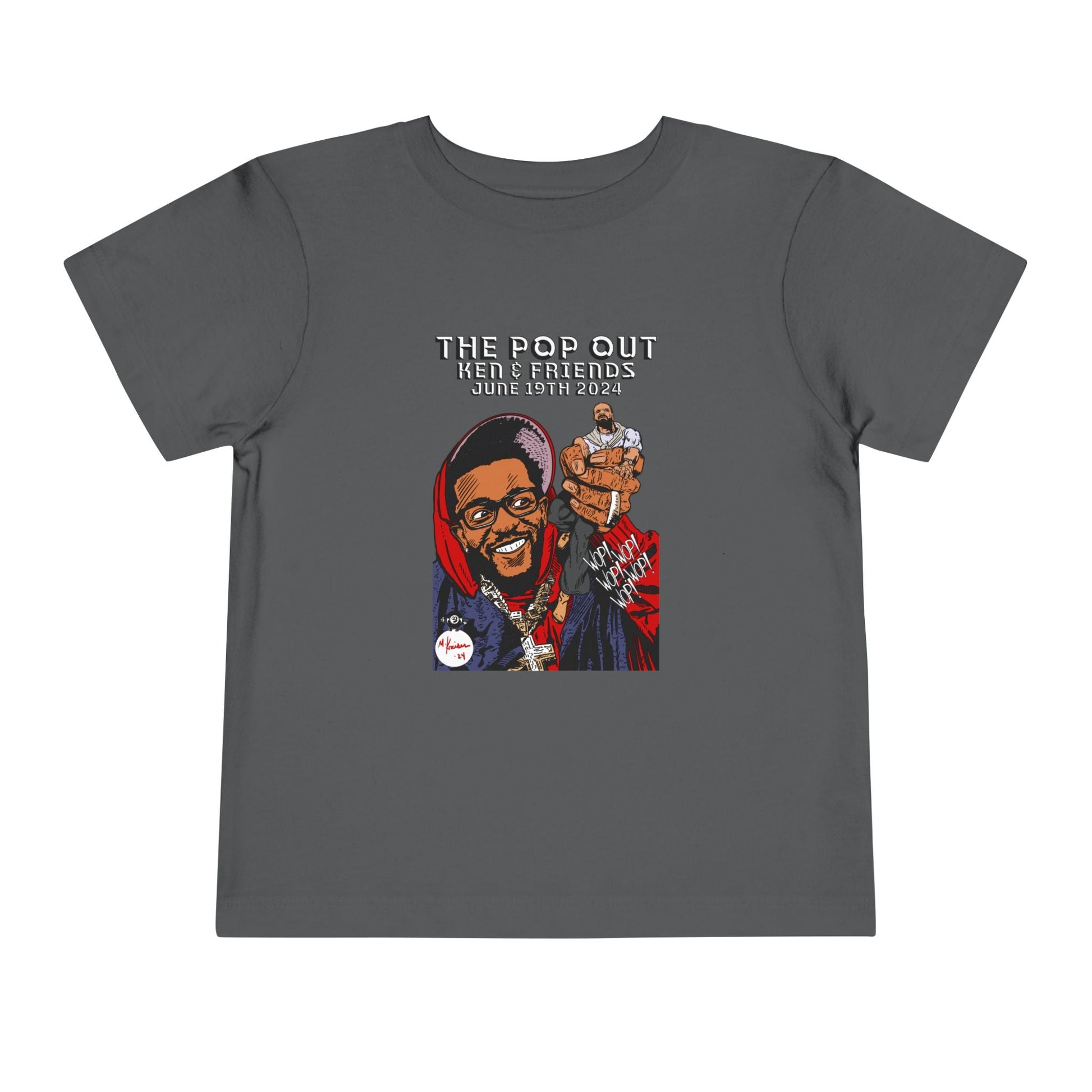 The Pop Out - Toddler Short Sleeve Tee - clothing by TeeHivey.com (Image 2)