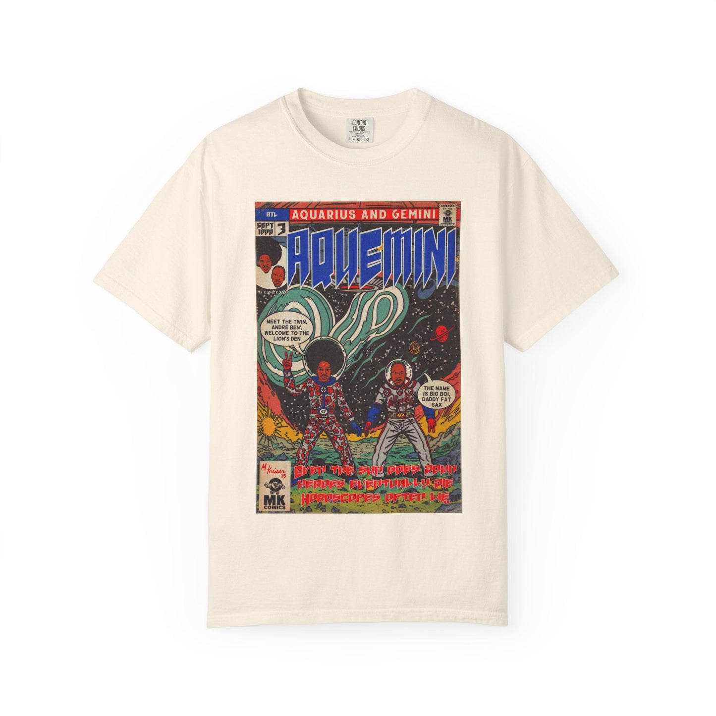 Aquemini - Comic Book Art - Unisex Comfort Colors T-shirt